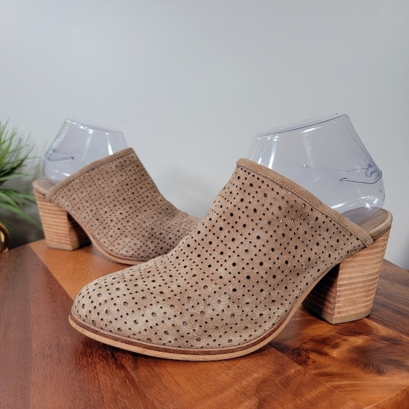 Rebels Western Heeled Booties Mules Slip on Size 8 - Picture 4 of 17